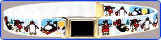 Penguins Belt/Magnetic buckle