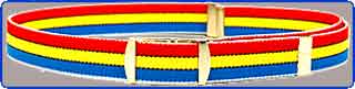 Red-Yellow-Blue/Fineline Buckle