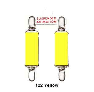Mitten clips in yellow elastic