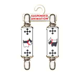 Mitten clips with scotty dog design