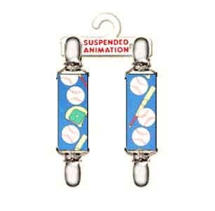 Mitten clips with baseball design