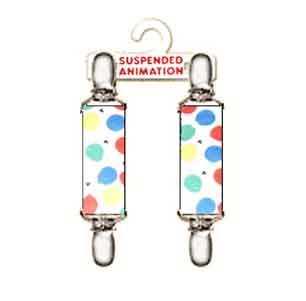 Mitten clips with multi dots design