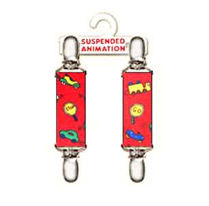 Mitten clips with traffic signal design