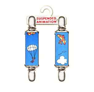 Mitten clips with planes design