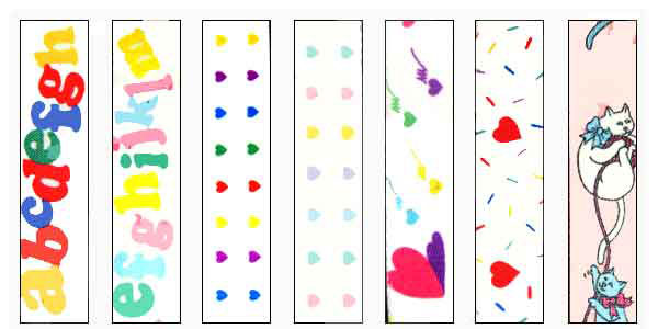 Kids Suspenders with ABC, Hearts and Kitties